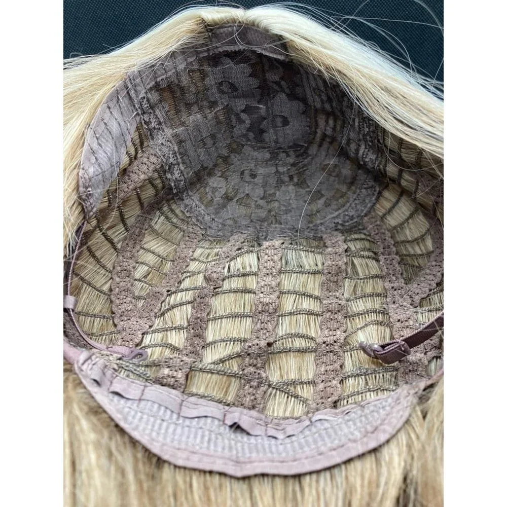 Highlighted Blonde Wavy Wig